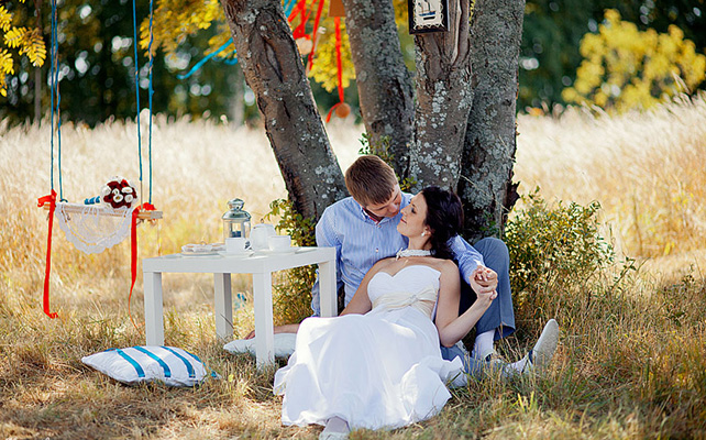 Как украсить поляну для фотосессии