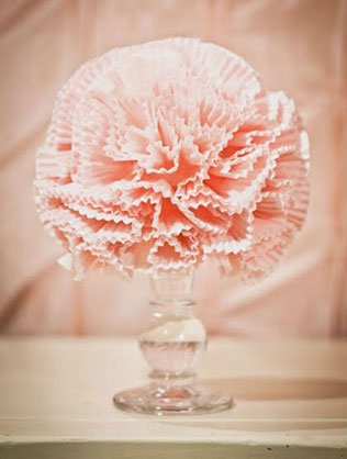 помпоны в декоре свадьбы, комната невесты