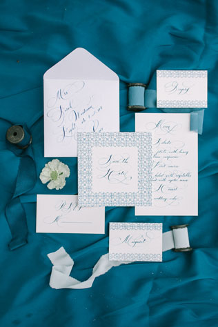 Португальские мотивы, свадебная полиграфия