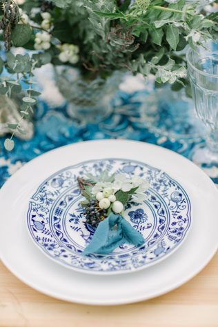 Португальские мотивы, сервировка стола