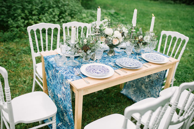 Португальские мотивы, сервировка стола