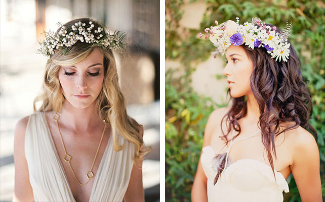 причёска невесты в стиле рустик