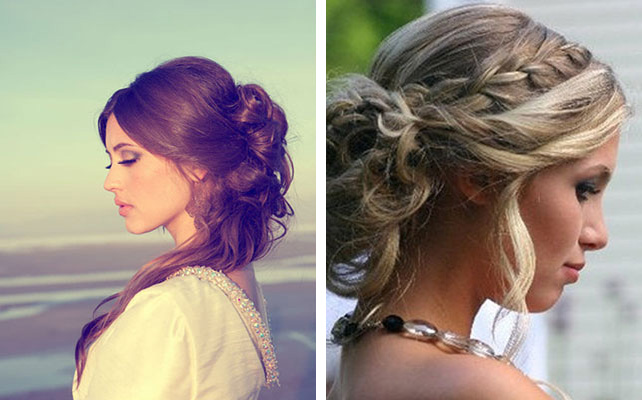 причёска невесты в стиле рустик