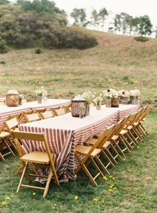 Свадебные детали: принтованные скатерти 