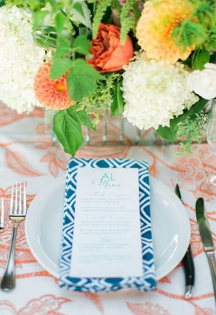 Свадебные детали: принтованные скатерти 