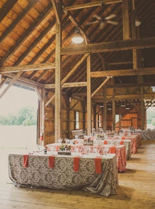 Свадебные детали: принтованные скатерти 