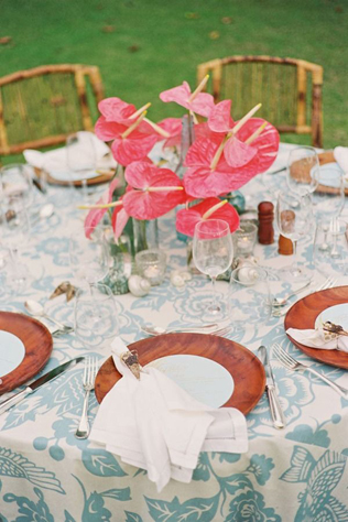 Свадебные детали: принтованные скатерти 