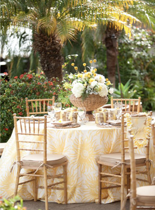 Свадебные детали: принтованные скатерти 