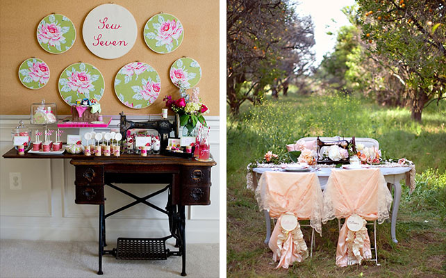 пяльцы в декоре свадьбы