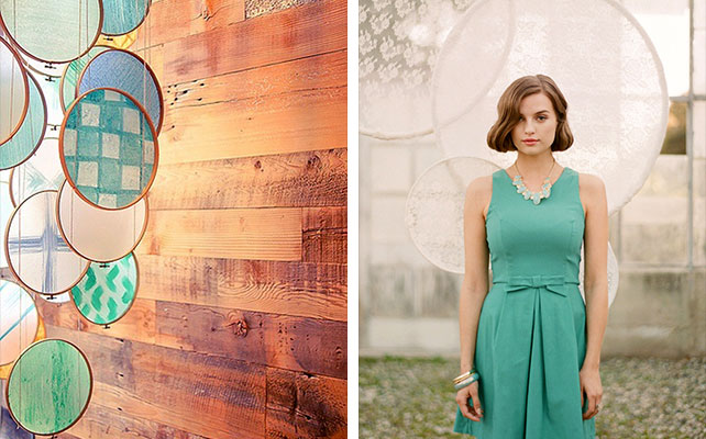 пяльцы в декоре свадьбы, фотозона