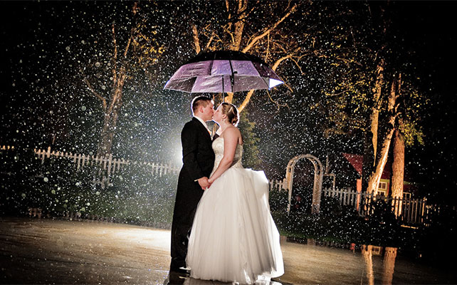 свадебная фотосессия под дождём