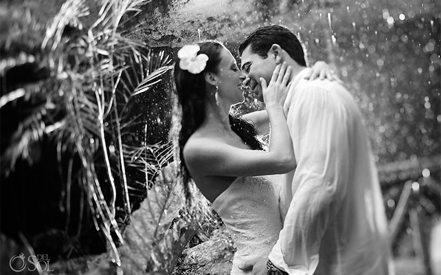 свадебная фотосессия под дождём