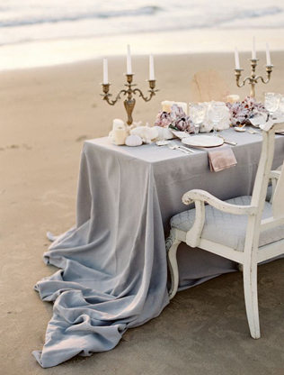 Летняя свадьба: ракушки в декоре 