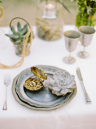 Летняя свадьба: ракушки в декоре 