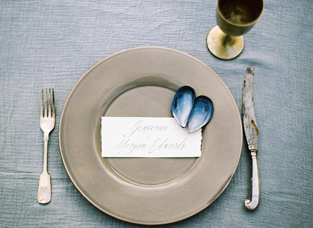 Летняя свадьба: ракушки в декоре 