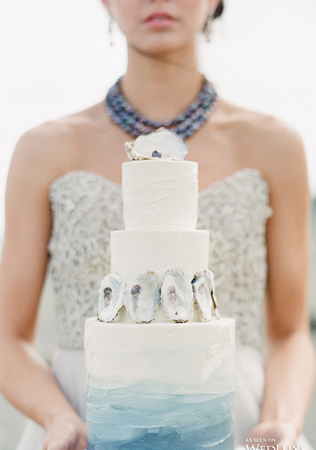 Летняя свадьба: ракушки в декоре 