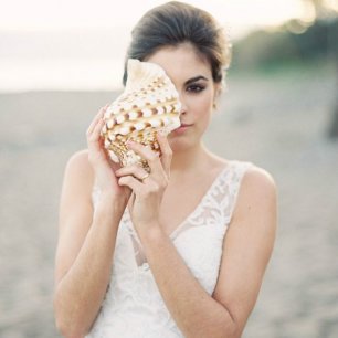 Летняя свадьба: ракушки в декоре