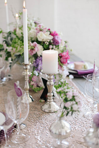 Вдохновение: раннеры на стол, раннеры в гламурном стиле