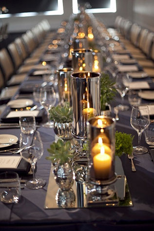 Вдохновение: раннеры на стол, зеркальные раннеры