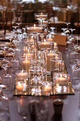 Вдохновение: раннеры на стол, зеркальные раннеры