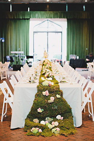 Вдохновение: раннеры на стол, флористические раннеры