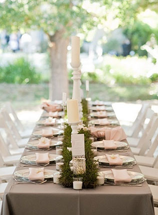 Вдохновение: раннеры на стол, флористические раннеры