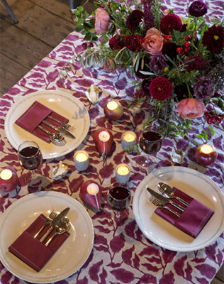 Вдохновение: раннеры на стол, раннеры из ткани с принтом