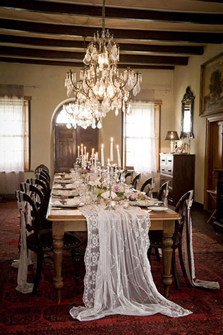 Вдохновение: раннеры на стол, раннеры из кружева