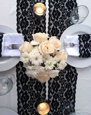 Вдохновение: раннеры на стол, раннеры из кружева