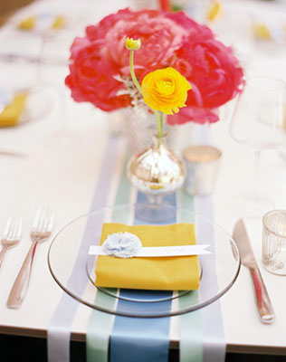 Вдохновение: раннеры на стол, раннеры из лент