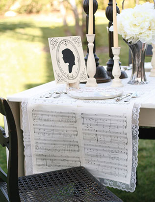 Вдохновение: раннеры на стол, бумажные раннеры