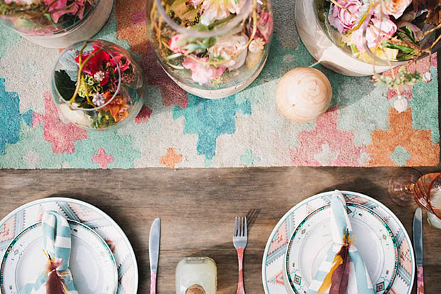 Вдохновение: раннеры на стол, бумажные раннеры