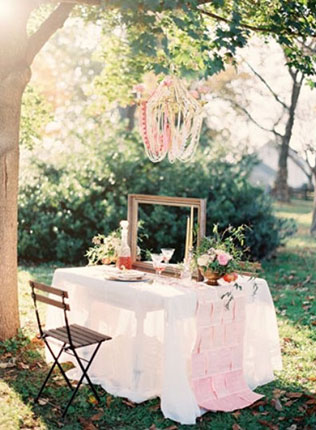 Вдохновение: раннеры на стол, бумажные раннеры