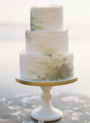 Тренд 2016 года: акварельные и расписные торты 