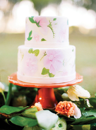 Тренд 2016 года: акварельные и расписные торты 