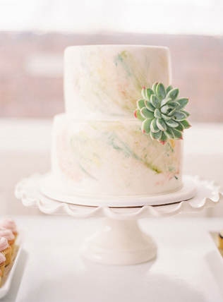 Тренд 2016 года: акварельные и расписные торты 