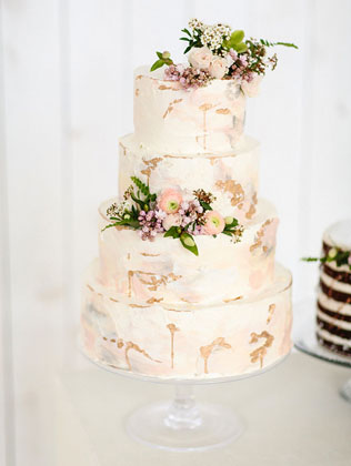 Тренд 2016 года: акварельные и расписные торты 