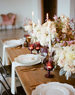 Тренд 2016 года: разноцветное стекло в декоре свадьбы 