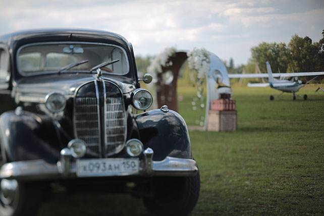 свадьба-реалити «Авиаторы», автомобиль невесты