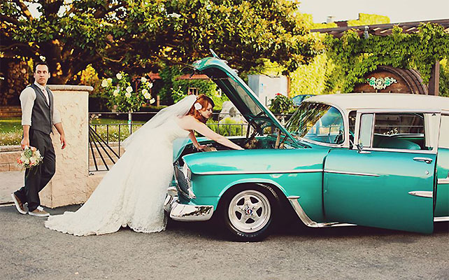 ретро авто на свадьбу
