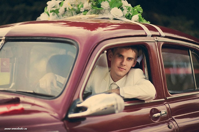 ретро авто на свадьбу