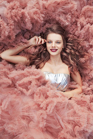 роскошная свадьба, образ невесты