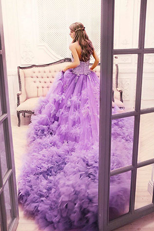 роскошная свадьба, образ невесты