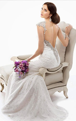 роскошная свадьба, образ невесты