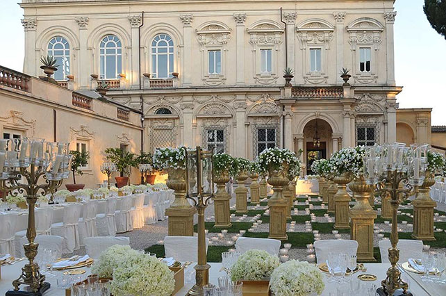 роскошная свадьба, цветовая палитра, оформление, декор свадьбы