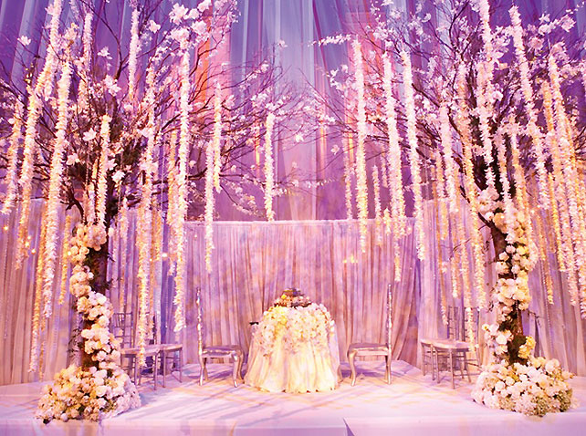 роскошная свадьба, цветовая палитра, оформление, декор свадьбы