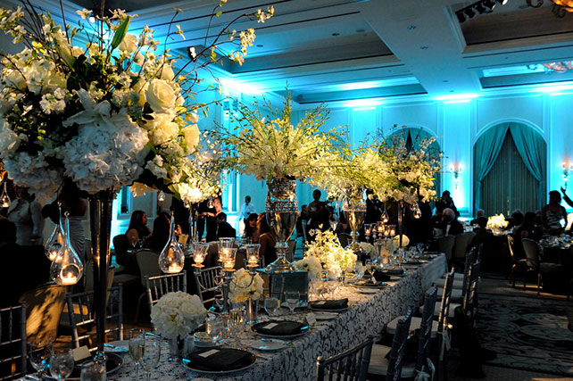 роскошная свадьба, цветовая палитра, оформление, декор свадьбы