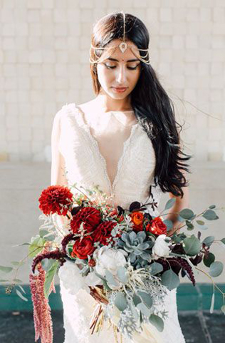 Вдохновение для невест: восточное искусство росписи мехенди 