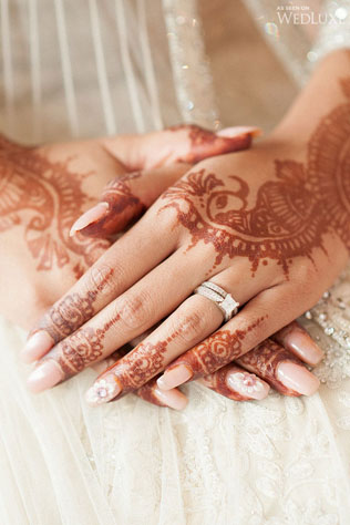 Вдохновение для невест: восточное искусство росписи мехенди 