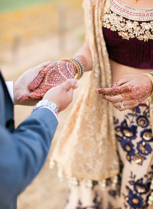 Вдохновение для невест: восточное искусство росписи мехенди 